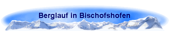 Berglauf in Bischofshofen